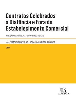 cover image of Contratos Celebrados à Distância e Fora do Estabelecimento Comercial
